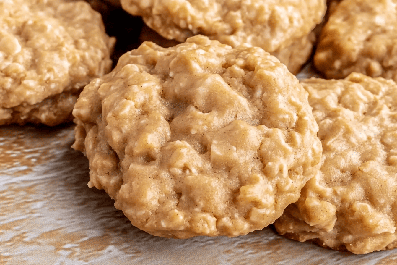 These easy peanut butter no-bake cookies are a timeless treat that everyone loves! 🥜🍪