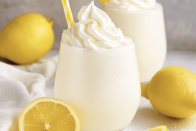 Refresh your day with this delicious Whipped Lemonade. Perfect for a sunny afternoon! 🍋🥤