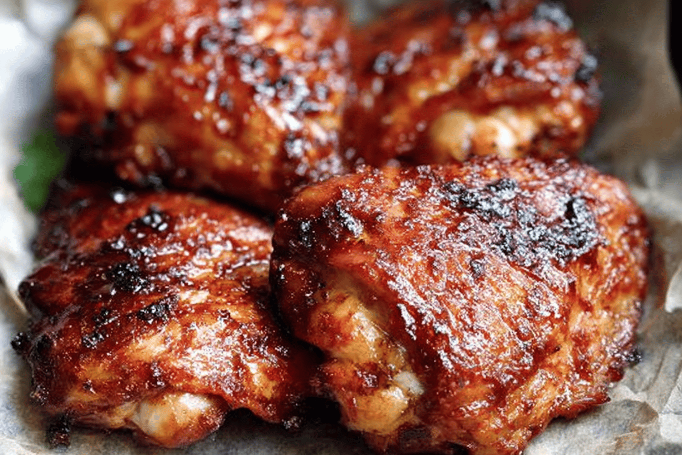 Baked BBQ Chicken Thighs