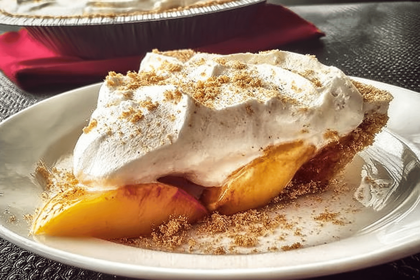 Delight in this refreshing peach dessert that perfectly captures summer flavors. 🍑🍰
