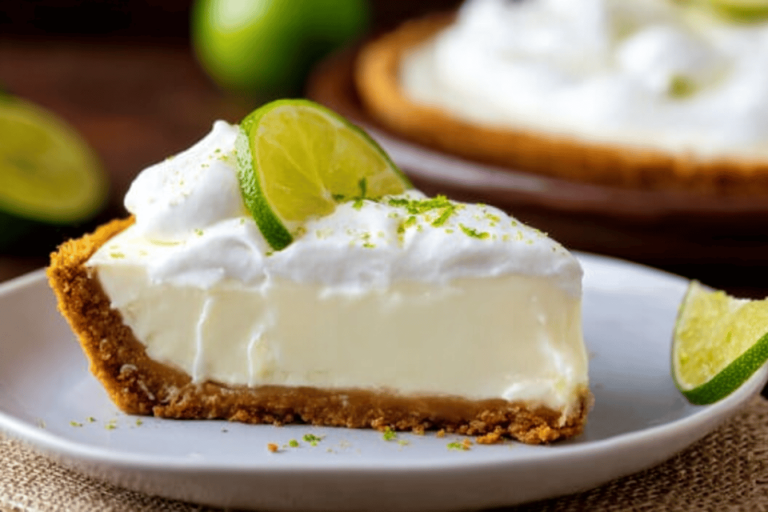 Indulge in this creamy No Bake Key Lime Pie that's perfect for summer! 🍰🍋