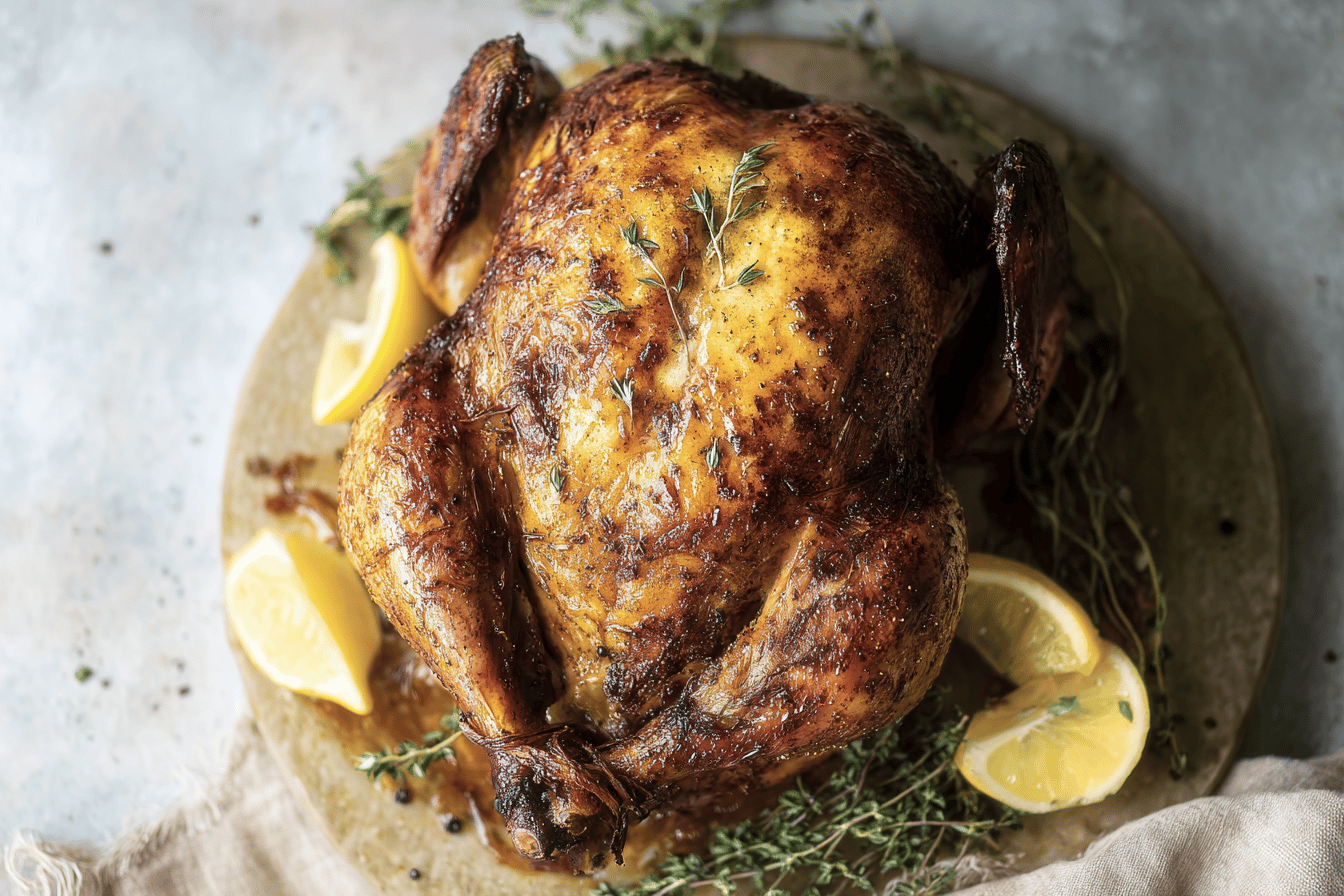 Make delicious rotisserie chicken at home with this easy spice rub! Perfect for family dinners! 🍗✨