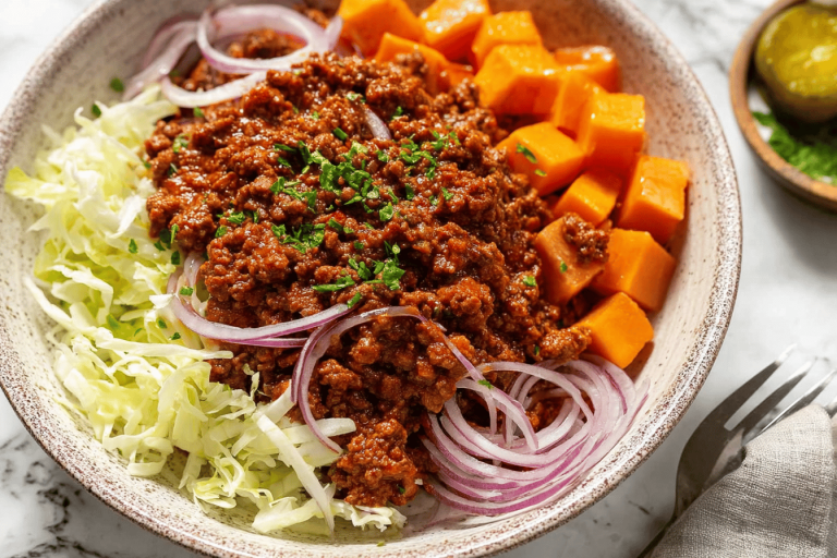 These Sloppy Joe Bowls are a healthy twist on the classic sandwich you love! 😋🥗