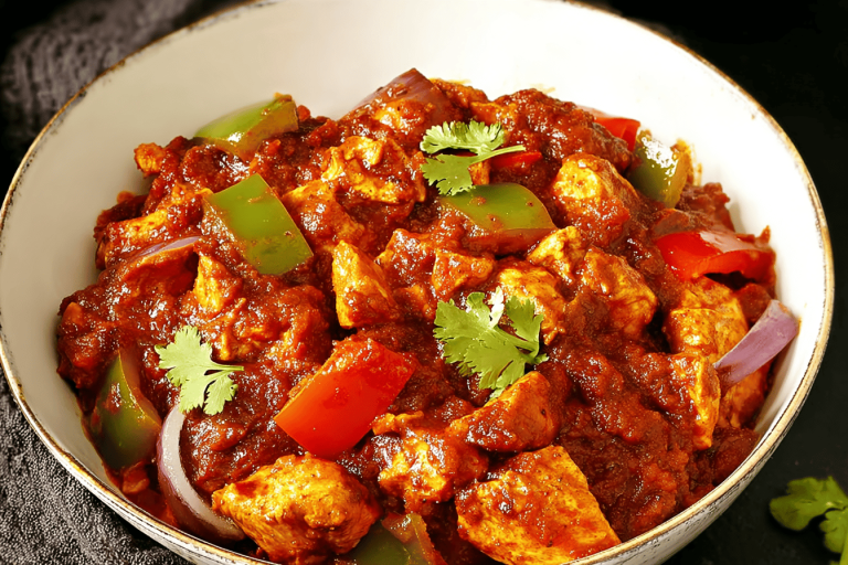 Chicken Jalfrezi is a vibrant, spicy dish that's perfect for any meal. You'll love its flavors! 🌶️🍗