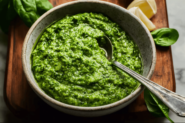 Discover a creamy, herbaceous sauce that’s budget-friendly and packed with nutrients! 🌱💚