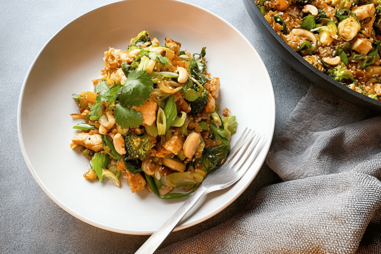 Savor the flavors of fall with this delightful veggie stir fry! 🍂🍴