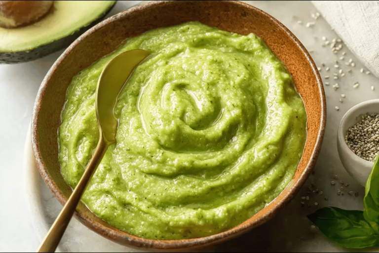 This creamy avocado pesto sauce is a game-changing twist on traditional pesto! 🌿🥑
