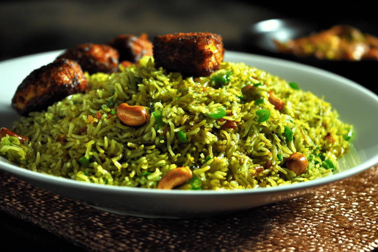 Spice up your meal with this vibrant Green Chili Fried Rice recipe! Perfectly flavorful and easy to make. 🌶️🍚