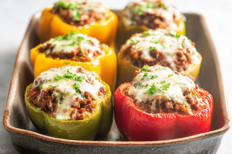 Enjoy a delicious low-carb meal that the whole family will love! 🥙🍅