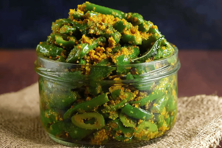Experience the tangy and spicy flavors of traditional Gujarati pickle. Perfect for enhancing any meal! 🌶️🥗