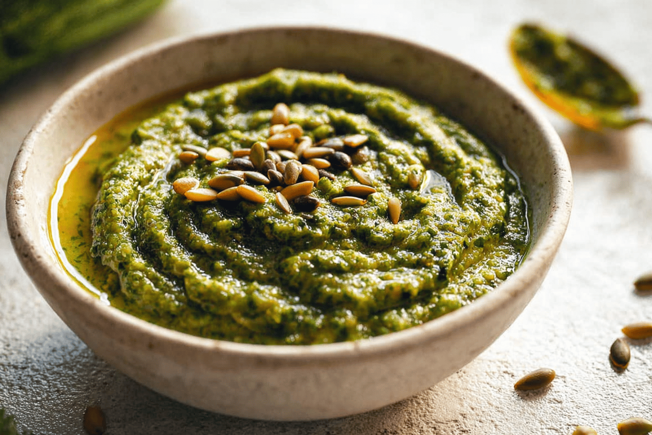 Discover this quick and delightful zucchini pesto recipe that's perfect for summer meals! 🌿🍋