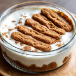 Slice of 2-ingredient yogurt cheesecake with honey and fresh berries on a white plate.