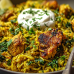 Bowl of anti-inflammatory turmeric chicken stew with cilantro and lime, highlighting the vibrant colors of the dish.