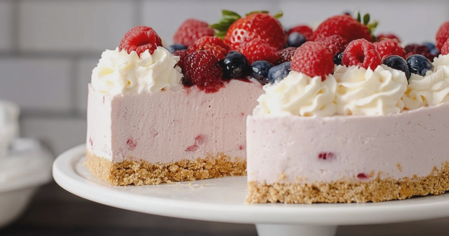 Delicious No Bake Berry Cheesecake Recipe