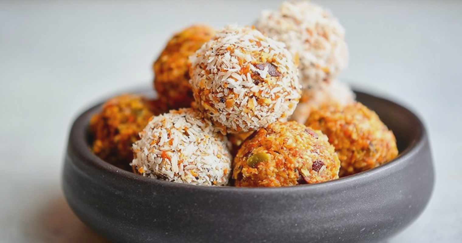 The Ultimate Healthy Carrot Cake Energy Balls Recipe
