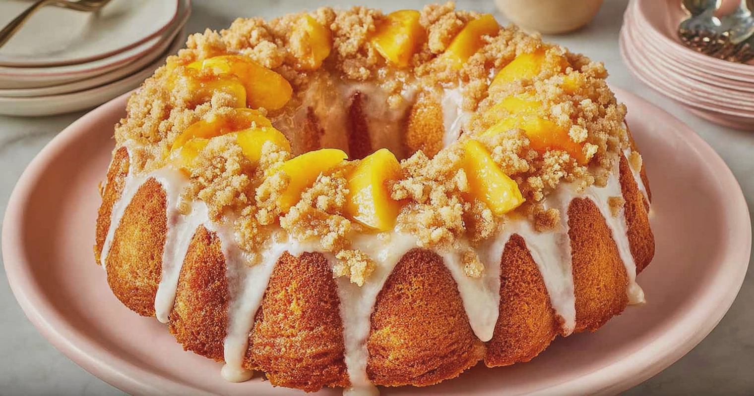 Delicious Peach Cobbler Pound Cake: A Comforting Classic